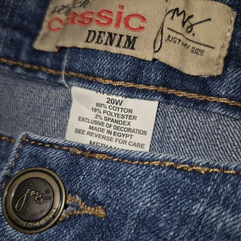 JMS Classic denim stretch Jeans in size 20W - Picture 12 of 12